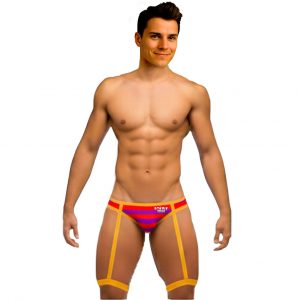 Tanga Ancha Lines Red and Purplee lingerie