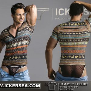 Camiseta Cuello V Profondo AFRICA